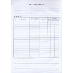 A-107B Dziennik wewnętrznej służby ochrony,