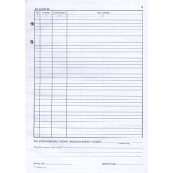 A-107B Dziennik wewnętrznej służby ochrony,