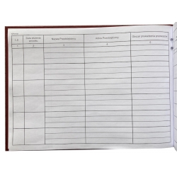 KS-7A Rejestr wniosków i licencji na wykonywanie