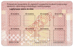 Nowa legitymacja szkolna ucznia EDU-I/3-N