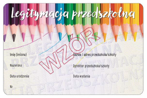 Nowa legitymacja przedszkolna EDU-I/5