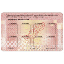 Blankiet EDU-I/1 - Legitymacja szkolna