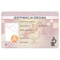 Blankiet EDU-I/2 - Legitymacji szkolnej