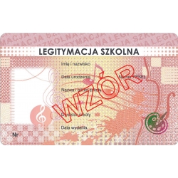 ART/100 Legitymacja dla uczniów szk. artystycznej