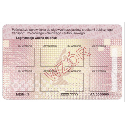 Blankiet MEiN-I/1 - Legitymacja szkolna dla