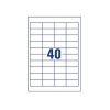 Naklejka AVERY Economy 48,5x25,4 mm (40) biała