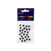 Ozdoba - Ruchome oczy KSOC-005, 10 mm, 24 sztuki