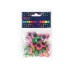 Ozdoba - Ruchome oczy Neon KSOC-008 mix 75 sztuk