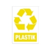 Naklejka informacyjna - Metale i Plastik