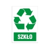 Naklejka informacyjna - Szkło