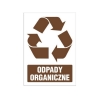 Naklejka informacyjna - BIO / Odpady organiczne