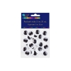 Ozdoba - Ruchome oczy KSOC-020, 2 cm, 20 sztuk