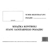 Sm-154 Książka kontroli stanu sanitarnego pojazdu