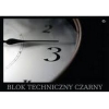 Blok techniczny A4 10 kartek czarny POLIGRAF