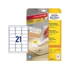 Naklejka AVERY 63,5x38,1 mm (21) usuwalna L6023REV