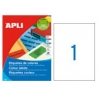 Naklejka APLI 210x297 mm. niebieska (1)