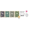 Brulion A4 96 kartek kratka METALLIC Gold tw. opr