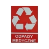 Naklejka informacyjna - Odpady Medyczne