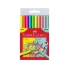 Pisaki FABER CASTELL Grip kpl. 5 Neon + 5 Pastel
