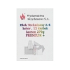 Blok techniczny A4 12 kartek kolorowy WA 270 g/m2