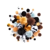 Ozdoba - Pompony akrylowe animal prints KSPO-011