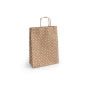 Torebka ozdobna papierowa kraft M 25x10x20 cm