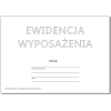 P-7 Ewidencja wyposażenia, format A5,
