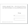 P-19 Rejestr podatku od czynności cywilnoprawnych
