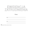 P-29 Ewidencja zatrudnienia, papier offsetowy,