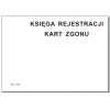 Zg-1 Księga rejestracyjna kart zgonu,