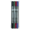 Pisaki FIBRACOLOR dwustronne komplet 4 sztuk.