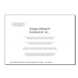 Ks-5 Księga zabiegów leczniczych,