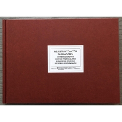 Wkt-142 Rejestr wydanych zaświadczeń,