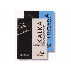 Kalka A4 maszynowa opakowanie 100 sztuk.