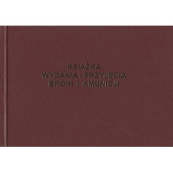 A-111/W Książka wydania przyjęcia broni i amunicji