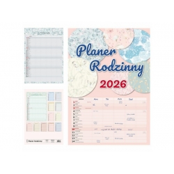Kalendarz Planer Rodzinny miesięczny