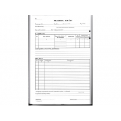 A-107/W Książka służby straży przemysłowej,