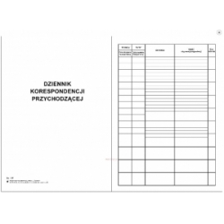 Kn-1/P Dziennik korespondencji przychodzącej