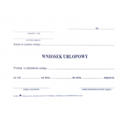 Os-229 / Os-301A Wniosek o urlop,