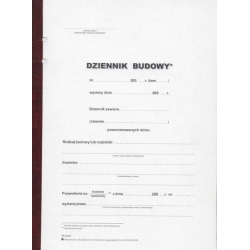 Pb-51c/s/60 Dziennik budowy,