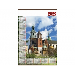 Kalendarz planszowy lakierowany Zamek L06
