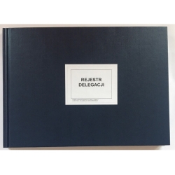 Os-233/1 Rejestr wydanych delegacji poziom