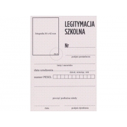 I/3-N Legitymacja szkolna dla niepełnosprawnych