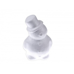 Ozdoba - Bałwanki styropianowe 17cm 3 szt DIST-052