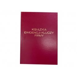 J-4046 Książka ewidencji kluczy firmy