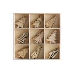 Ozdoba - Drewniane ozdoby Choinki 253049