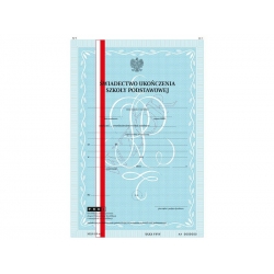 I/9-w/1 NUM Świadectwa Ukończenia Szkoły Podstawo-