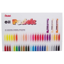 Kredki pastele olejne PENTEL 50 sztuk PHN50