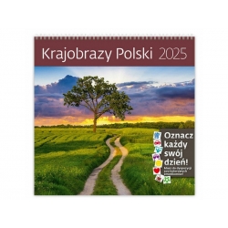 Kalendarz ścienny 30x30 Krajobrazy Polski
