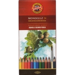 Kredki ołówkowe KOH-I-NOOR Mondeluz Aqua 24 sztuki